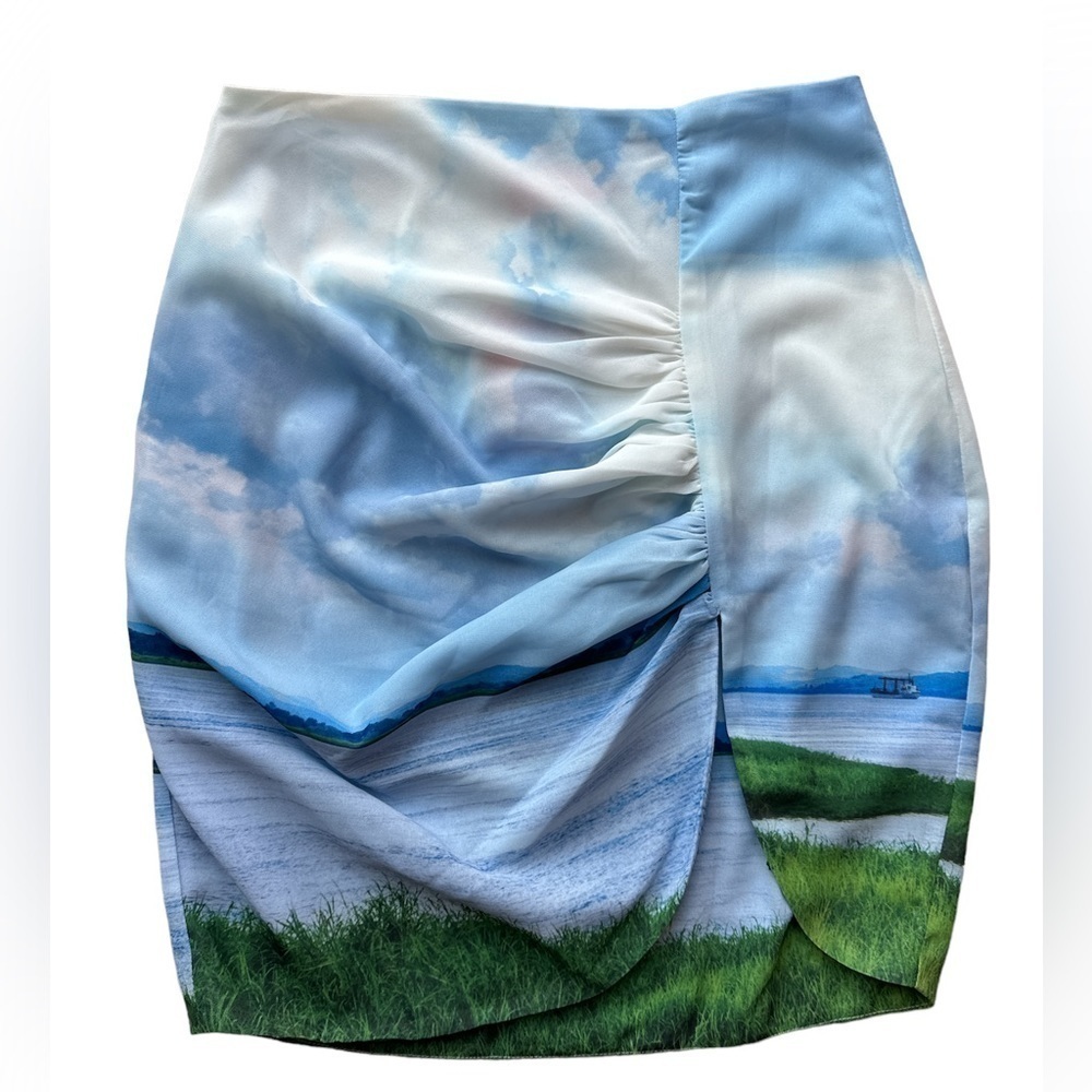 Hanifa | Hanifa Pink Label Print Skirt